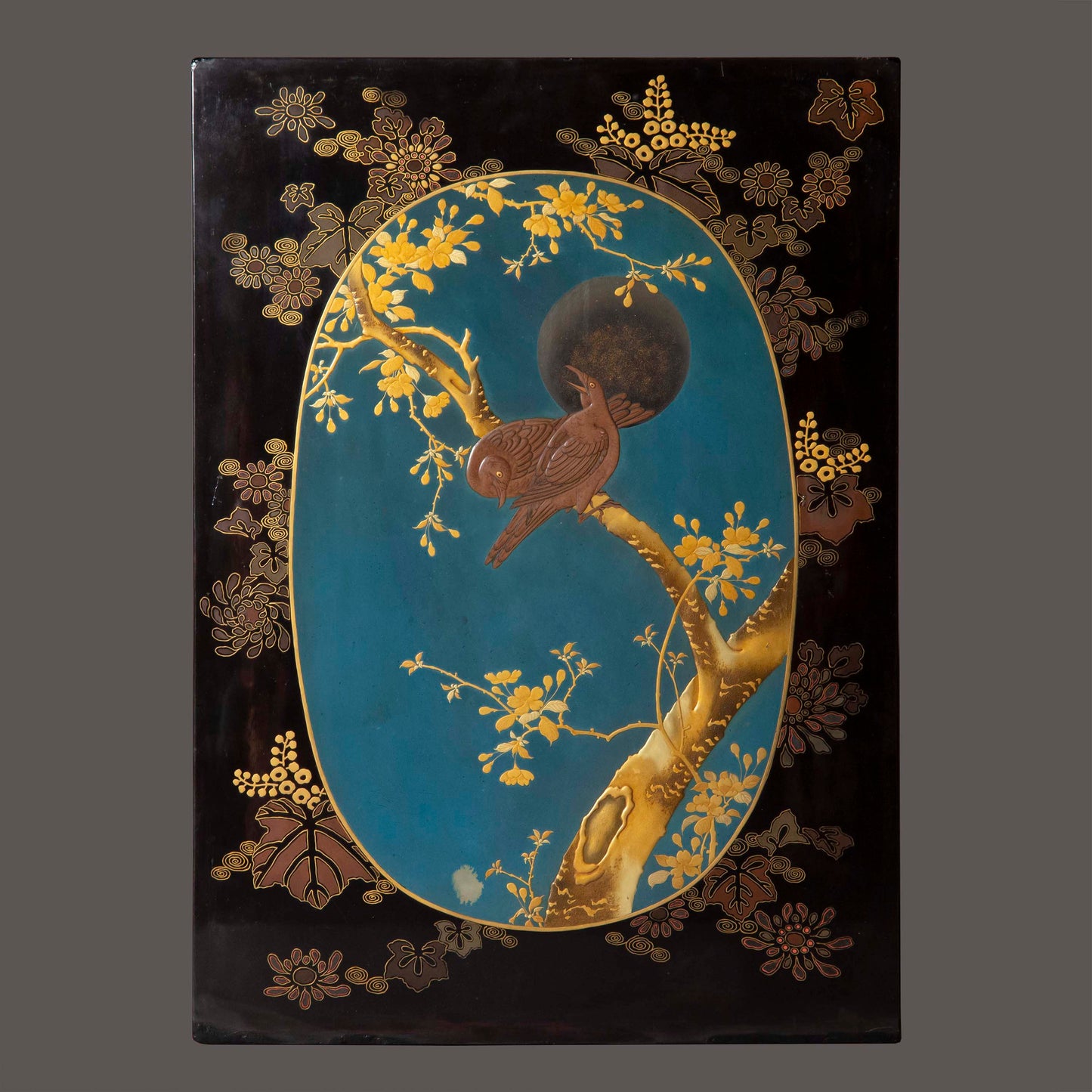 Pair of Chinoiserie Lacquer Panels