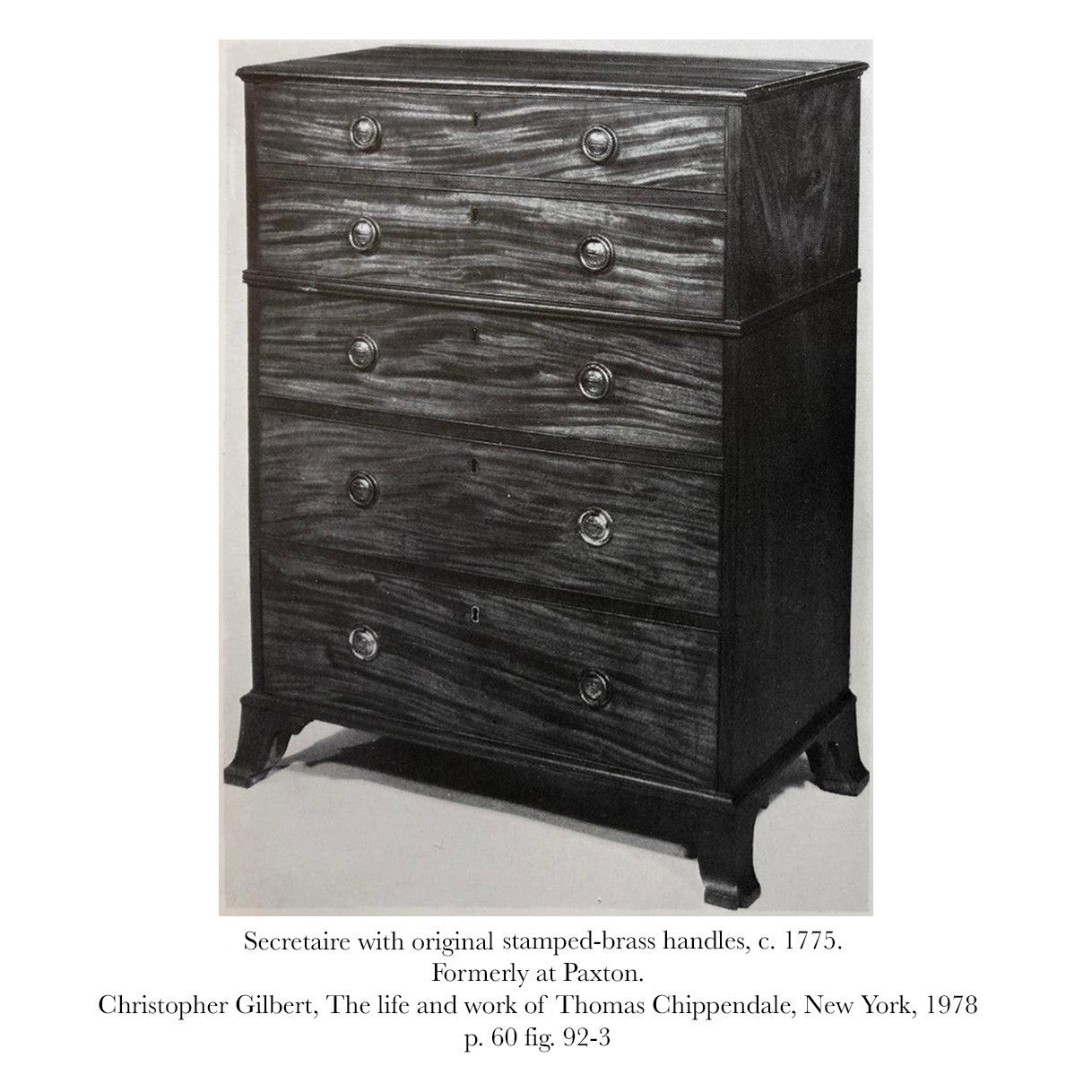 Fine George III Chest of Drawers, attributed to Thomas Chippendale Junior