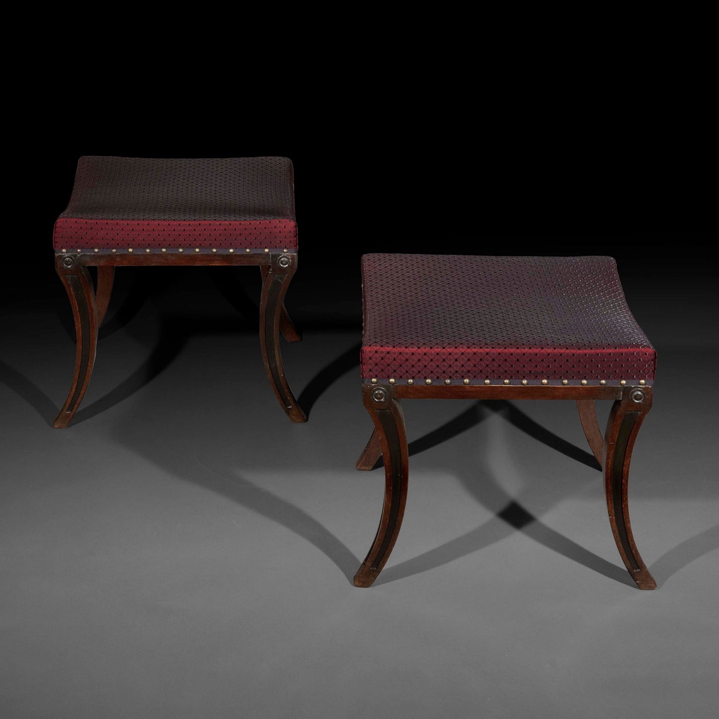 Pair of Klismos Stools