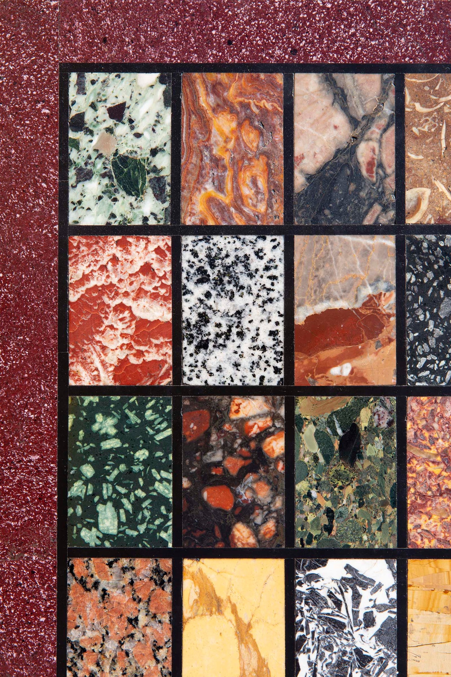 Fine Grand Tour Specimen Marble Panel