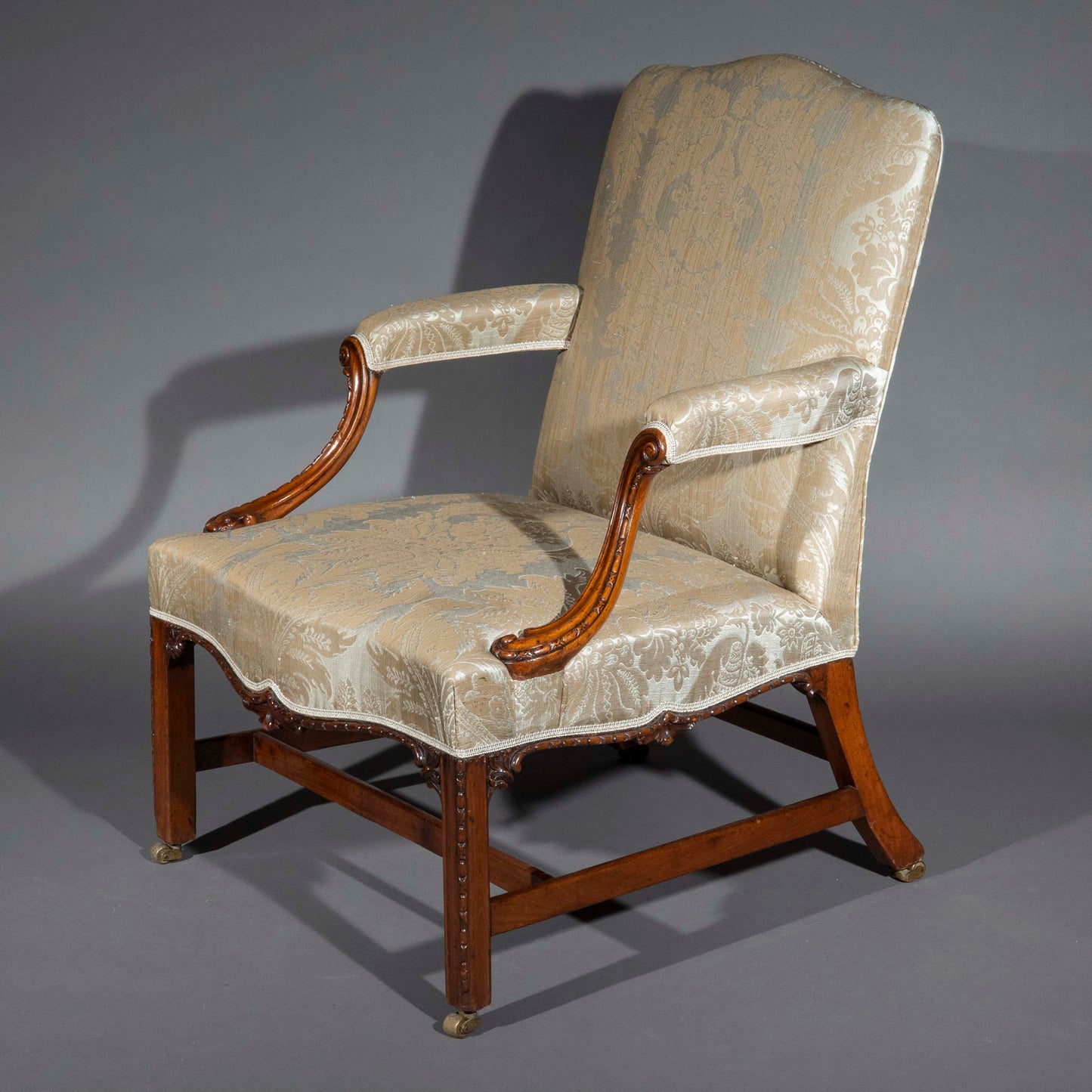 Fine Chippendale Gainsborough Armchair
