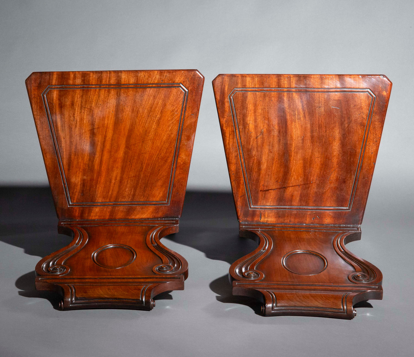 Regency Hall Chairs, attributed to Banting and France