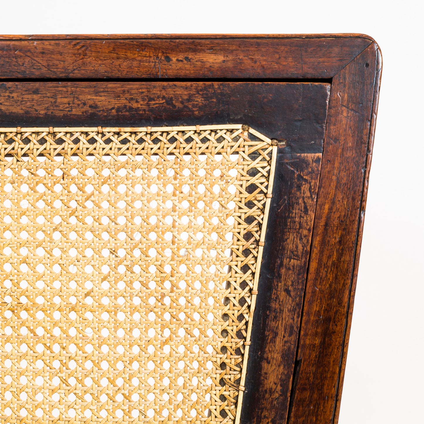 English Colonial Regency Padouk Side Chair