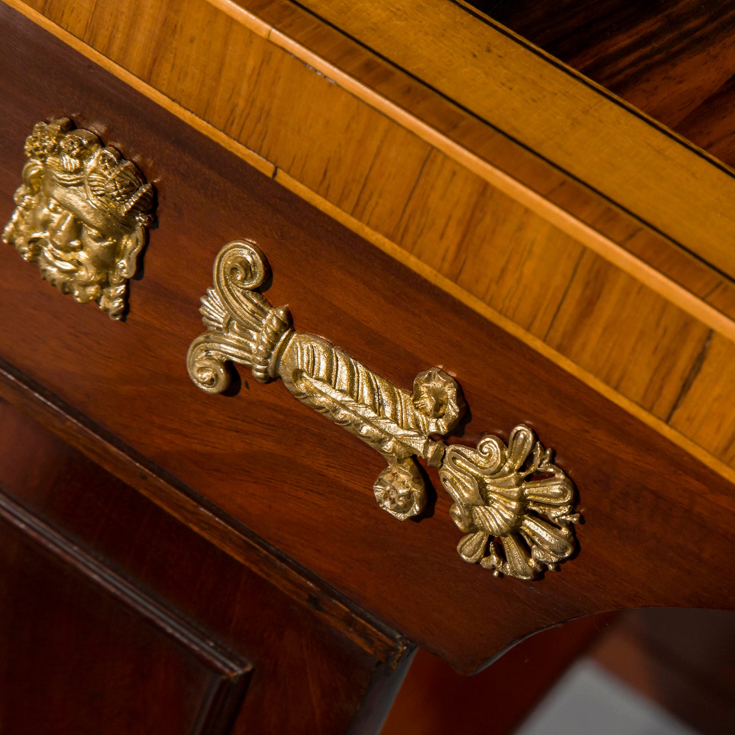Fine Regency Writing Table, Attributed to George Oakley