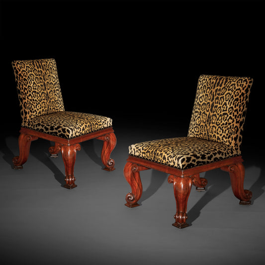 Pair of Massive Regency Chairs, by Gillows