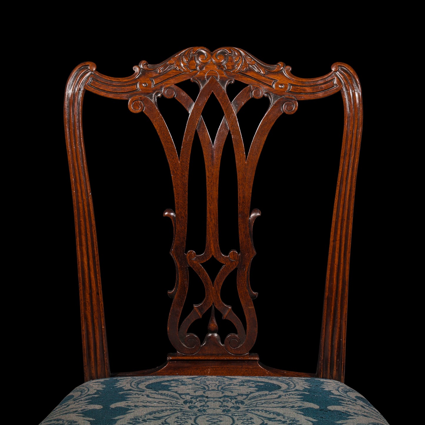 Fine Pair of George III Chippendale Mahogany Chairs