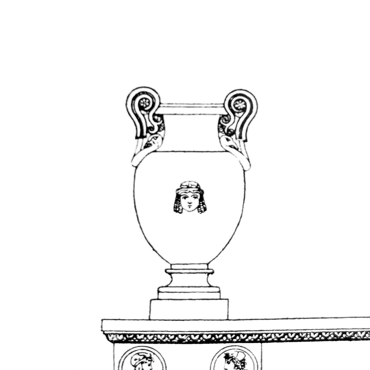 Antique Greek Vase Table Lamp