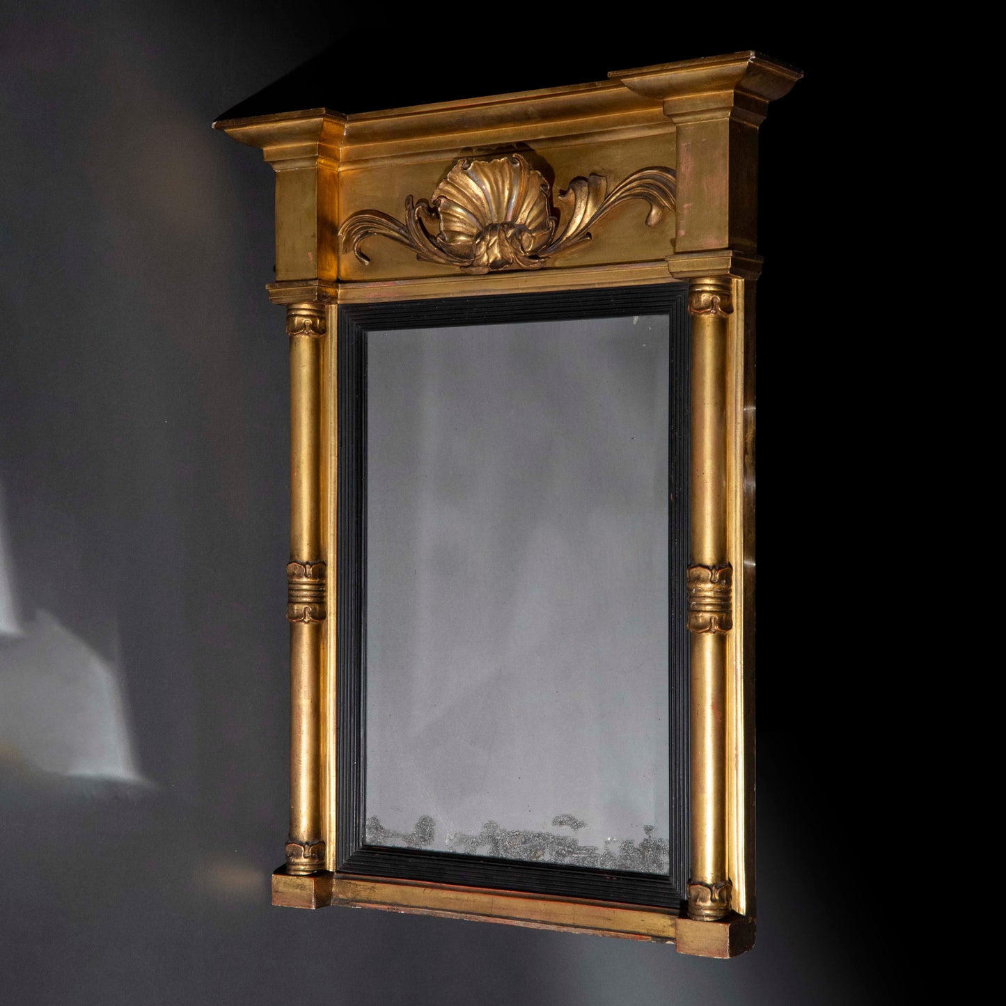 Regency Giltwood Overmantel Mirror