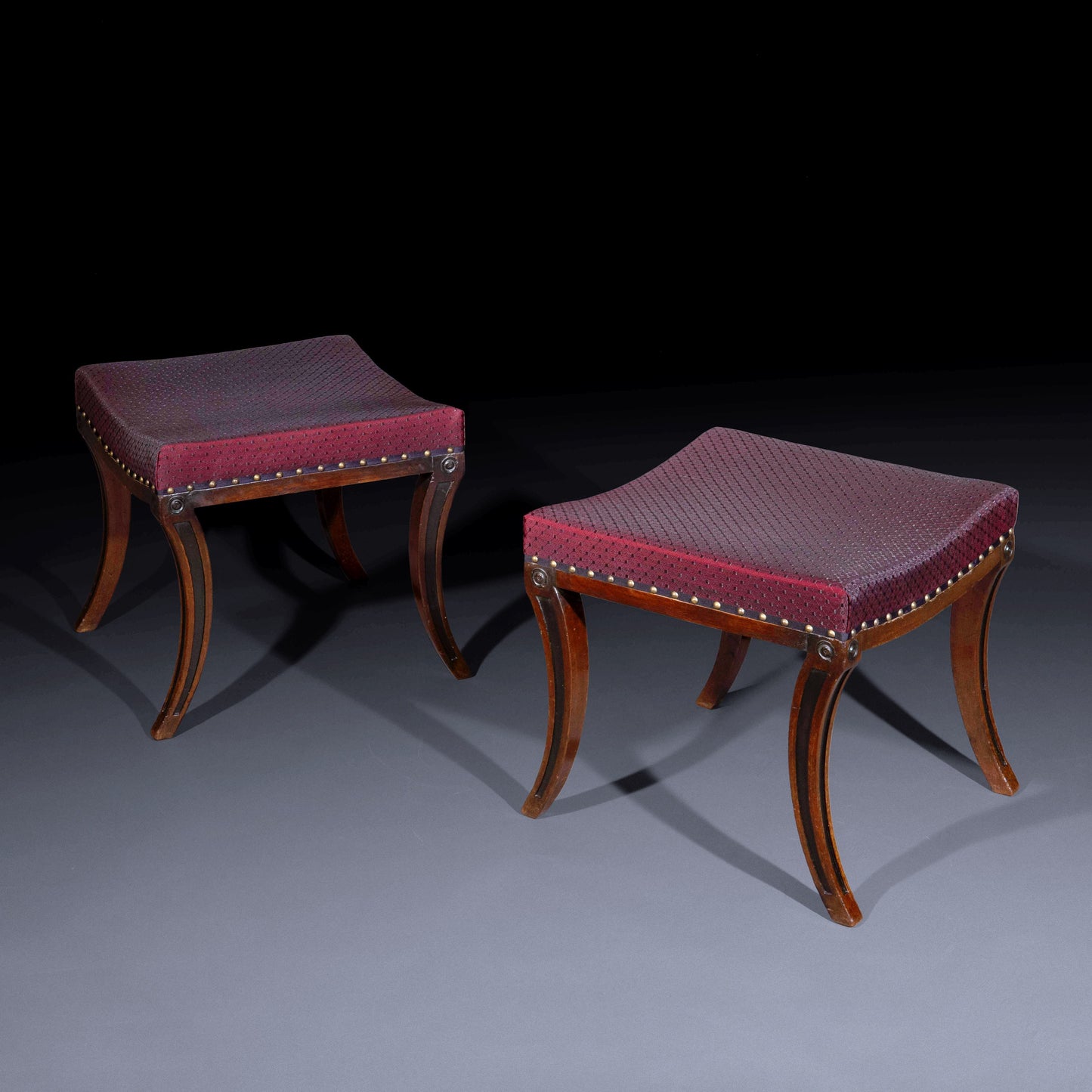 Pair of Klismos Stools