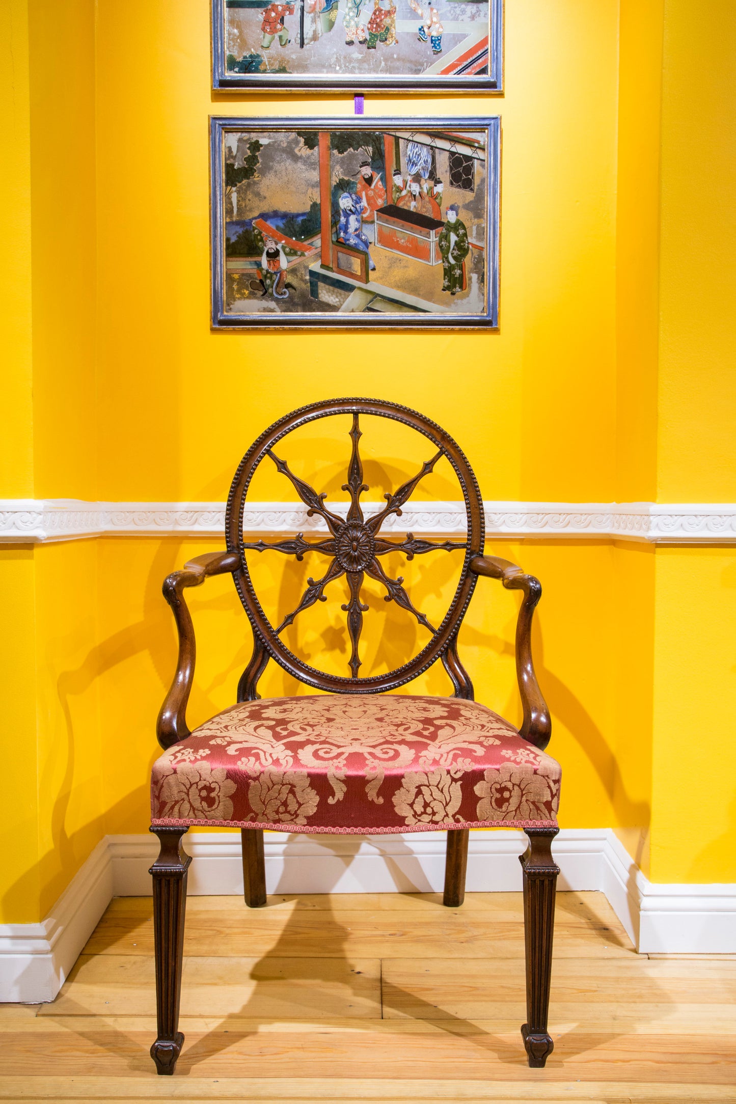 Fine George III Adam Period Neoclassical Armchair