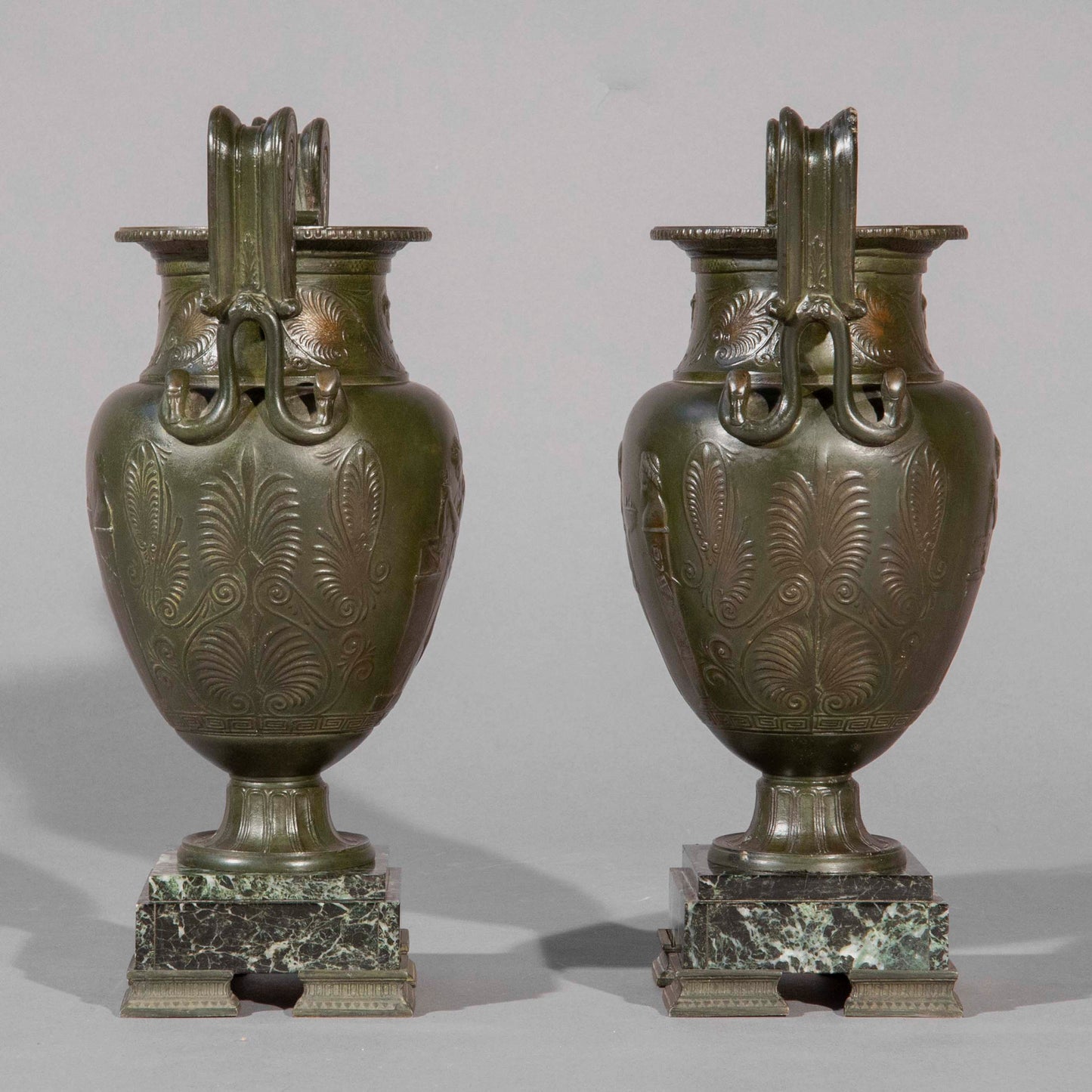 Pair of 19th Century Grand Tour Volute Kraters