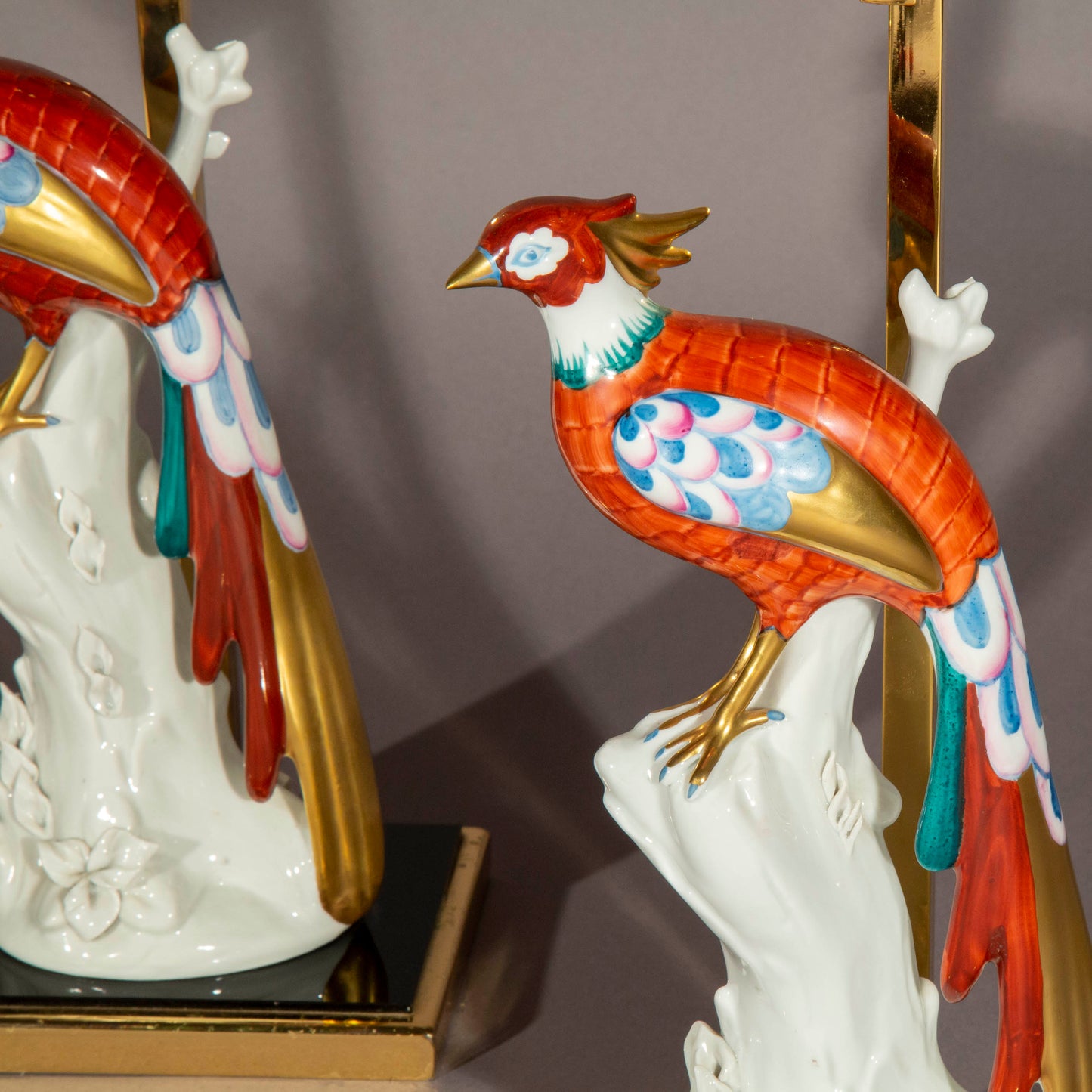 Pair of Italian Porcelain Table Lamps