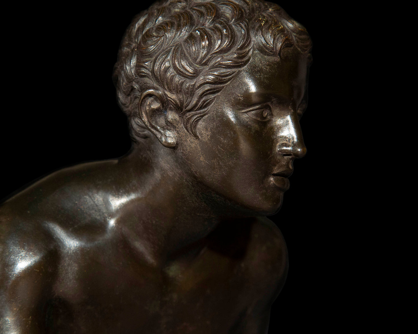 Grand Tour Bronze Figure of an Athlete