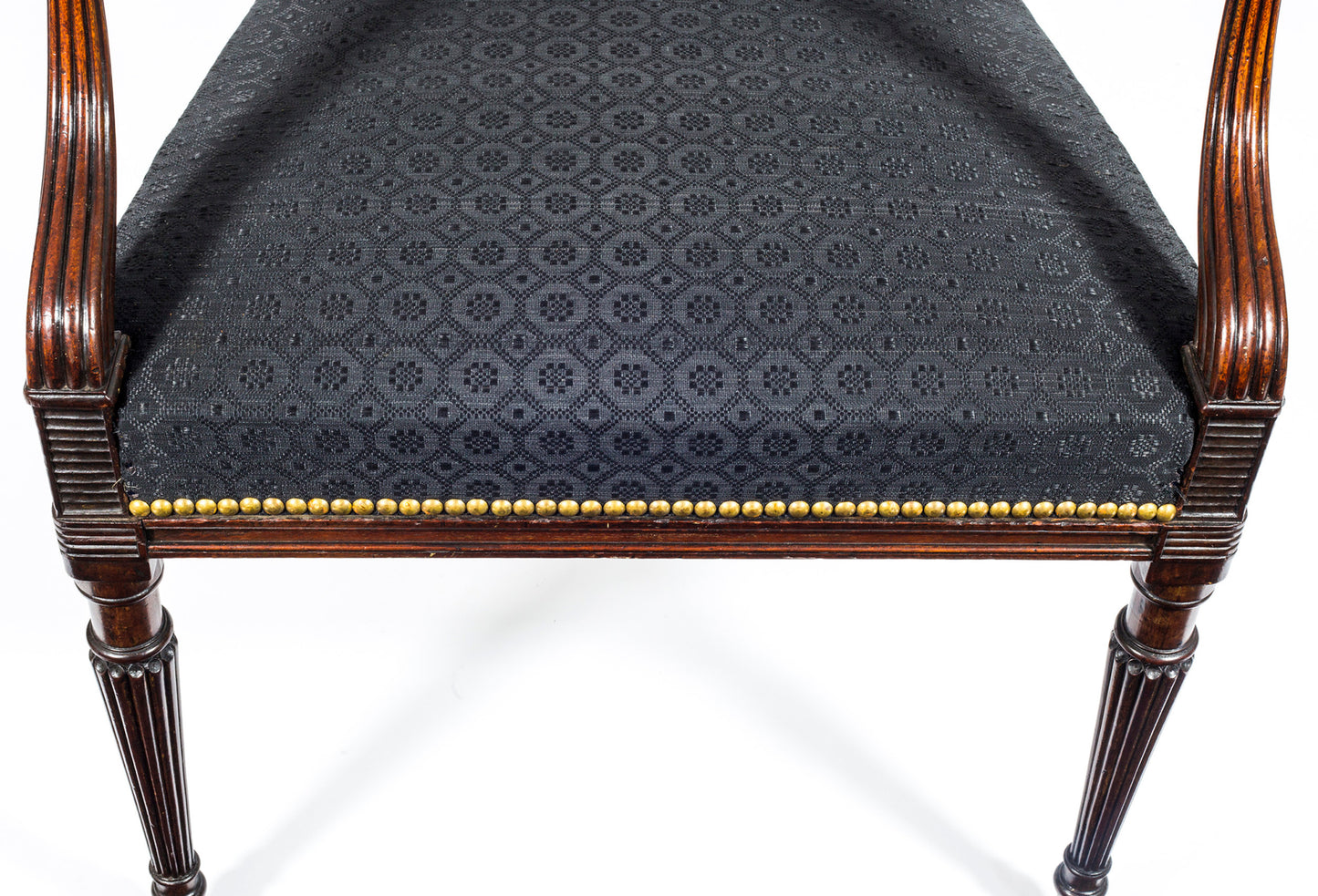 Fine George III Mahogany Armchair, Attributed to Gillows