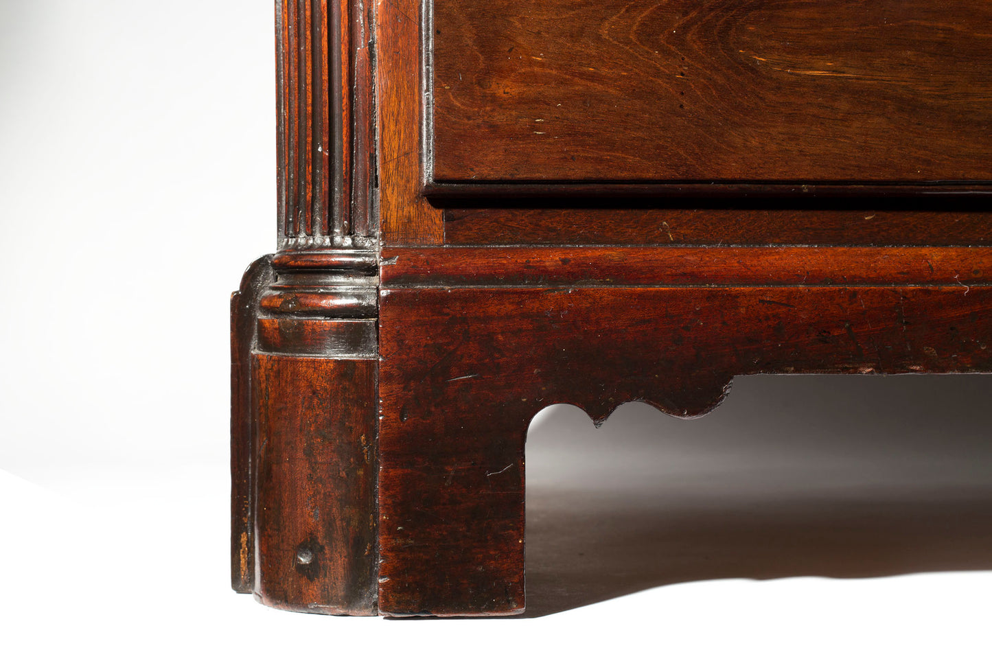 Fine George II Red Walnut Chest of Drawers