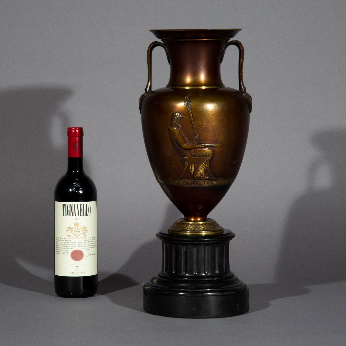 Fine 19th Century Grand Tour Bronze Vase