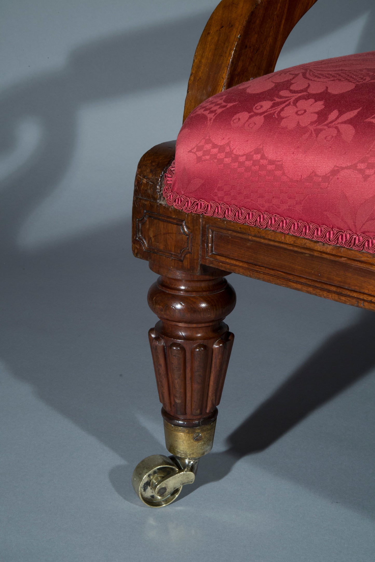 Large Regency Library Armchair, attributed to Gillows