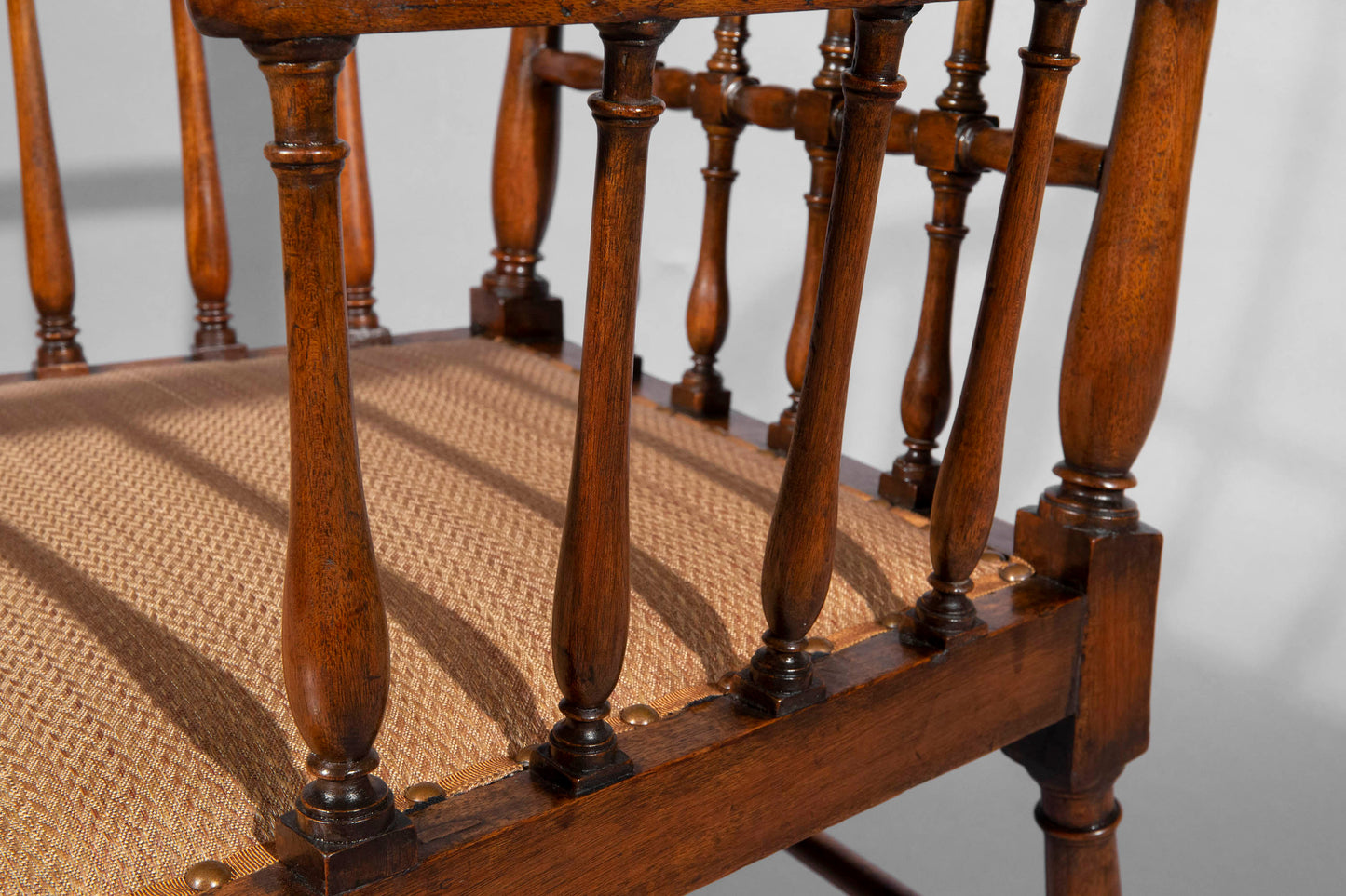 Unusual George III 'Gothick' Open Armchair