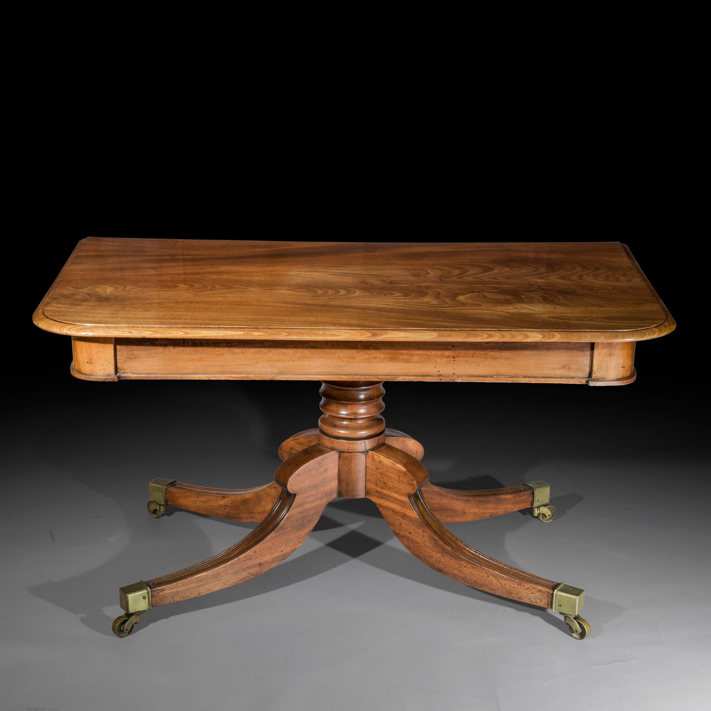 Fine Regency Two Pedestal Dining Table