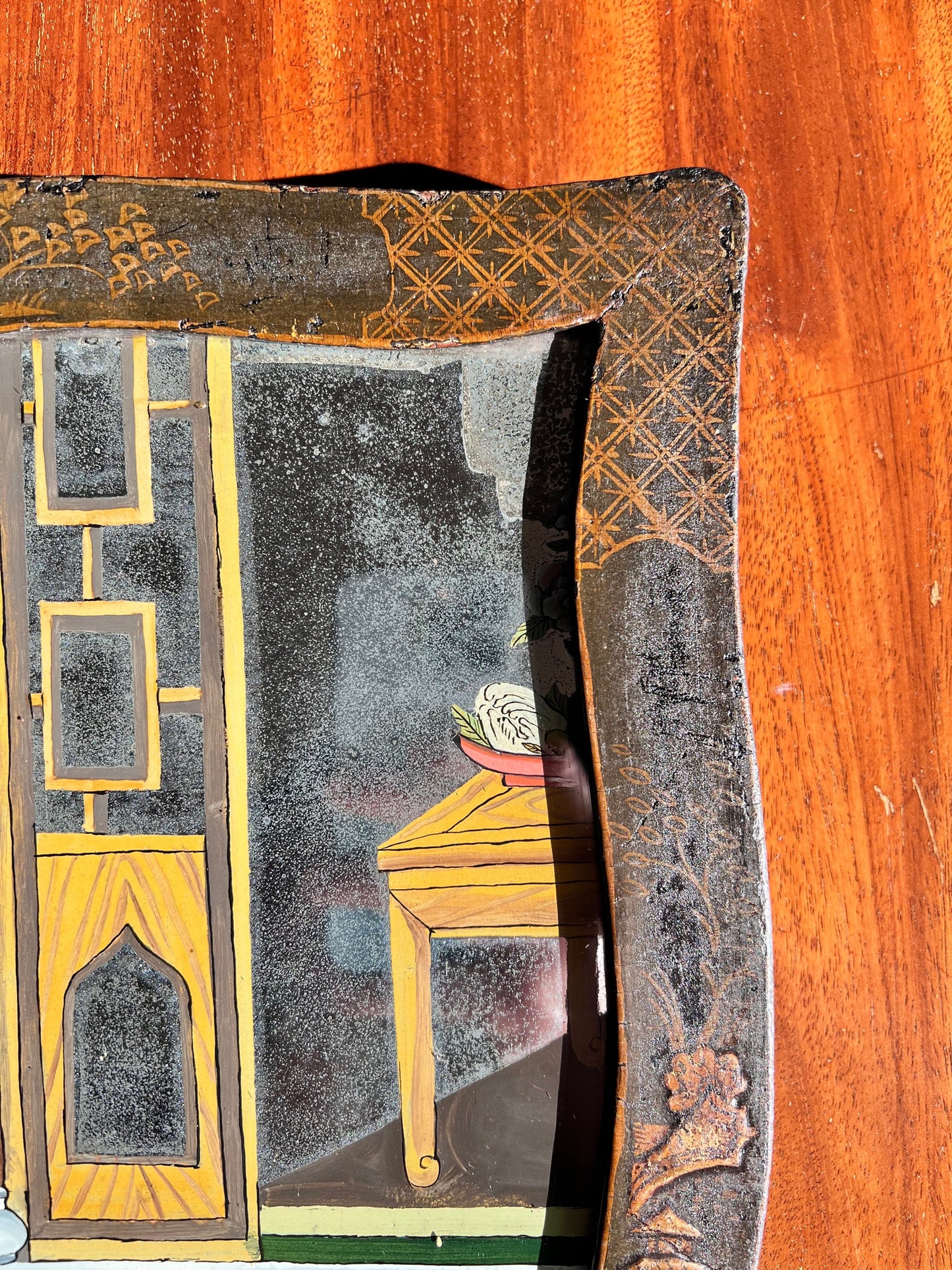 18th Century Chinese Reverse Mirror Painting