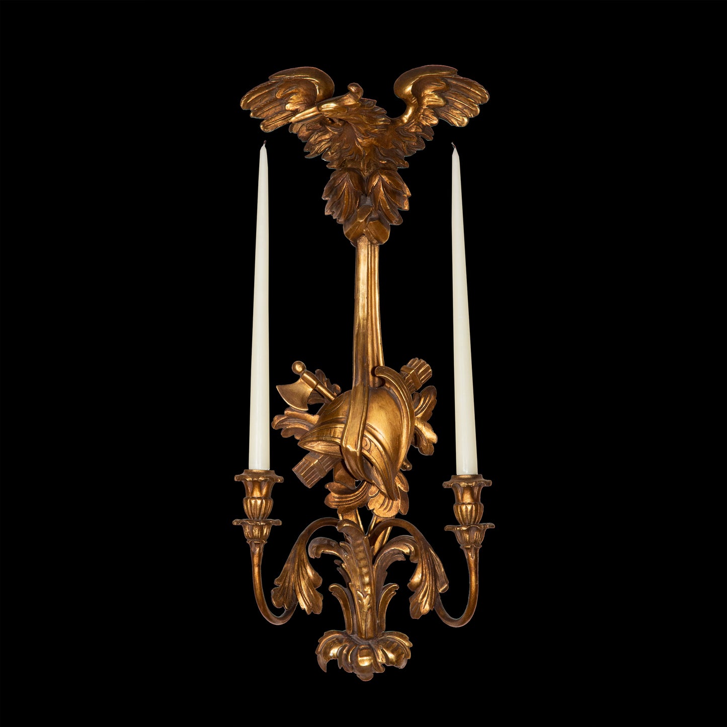 Pair of 19th Century Giltwood Wall Lights or Sconces