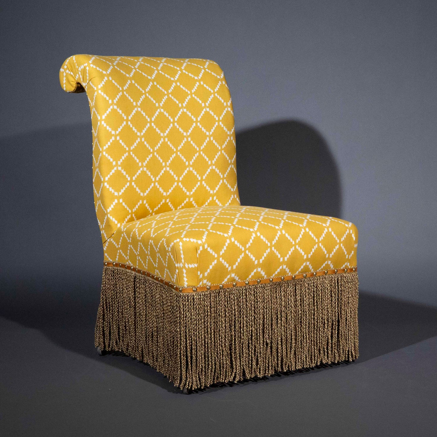 Pair of 19th Century Slipper Chairs