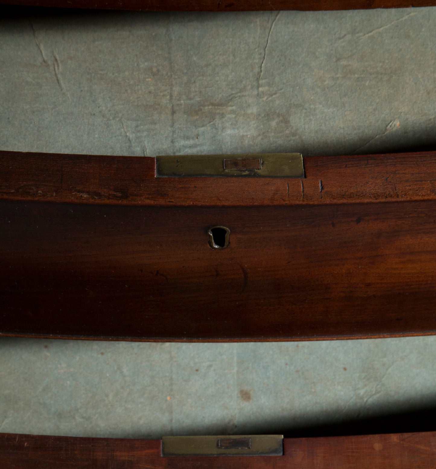 George III Mahogany Bow-Front Commode, Attributed to Gillows