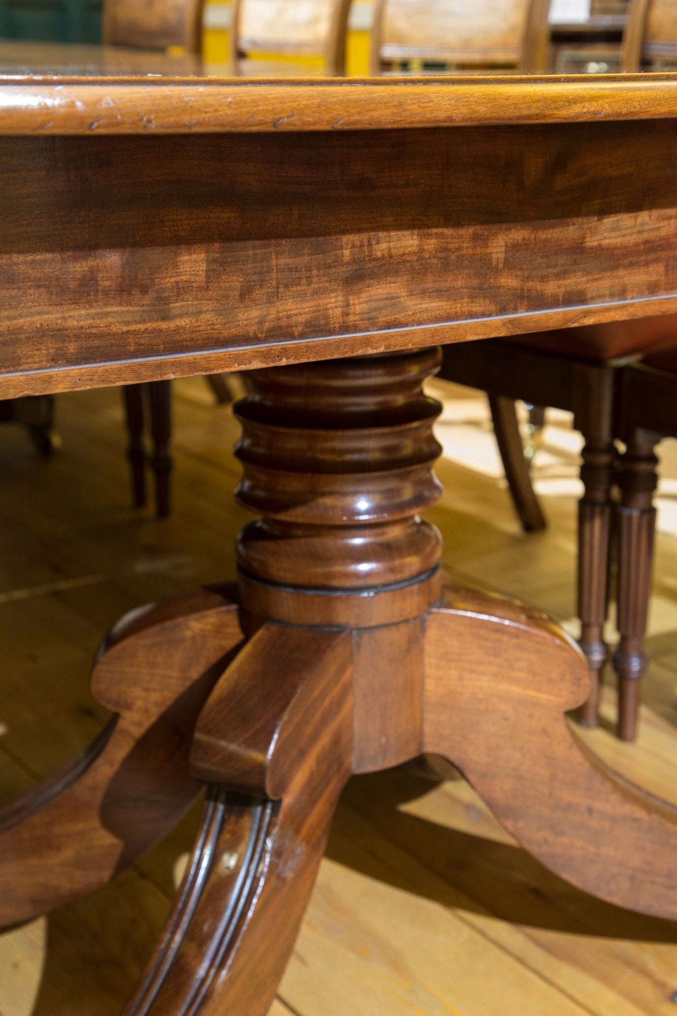 Fine Regency Two Pedestal Dining Table