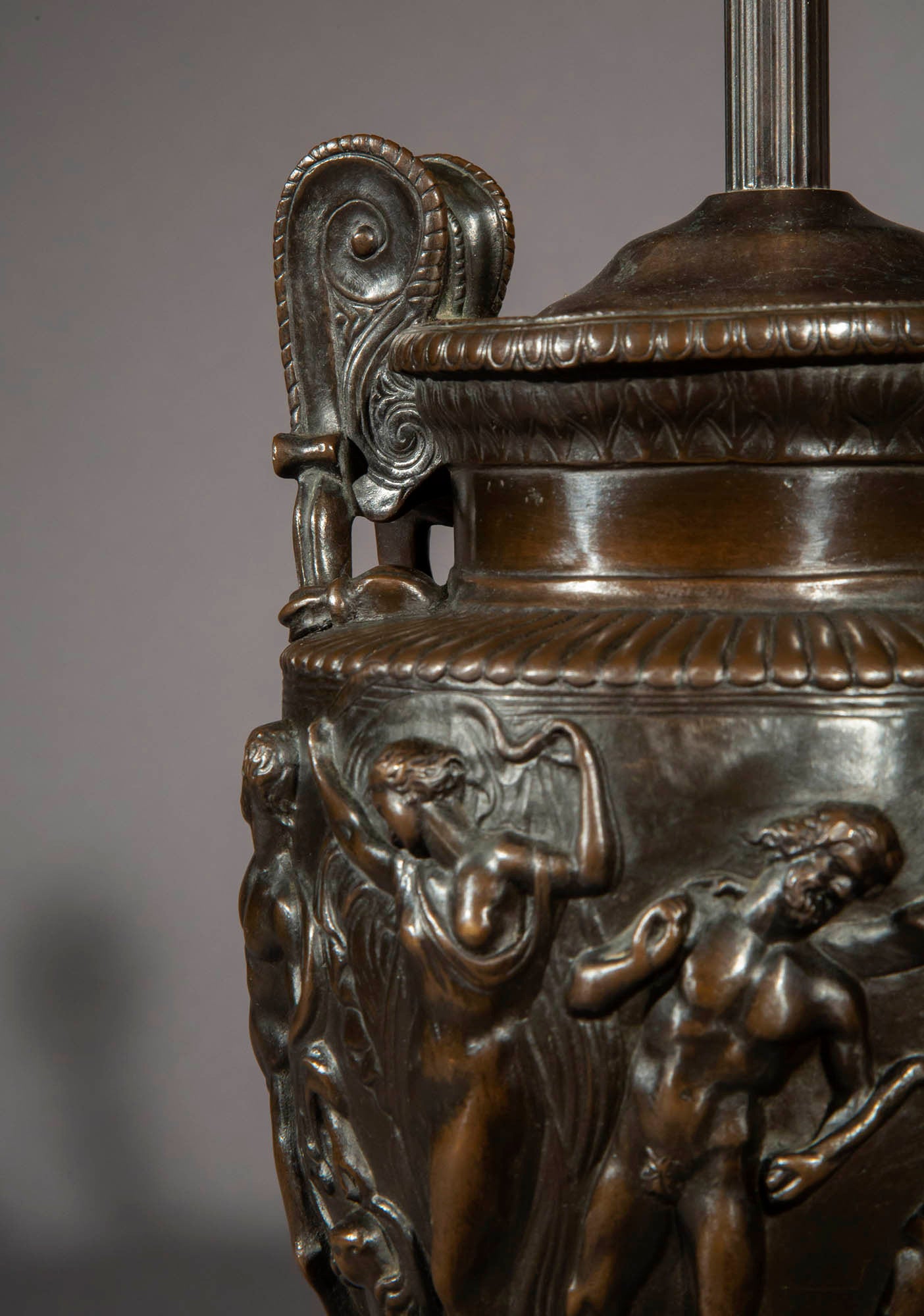 Antique Bronze Townley Vase Lamp