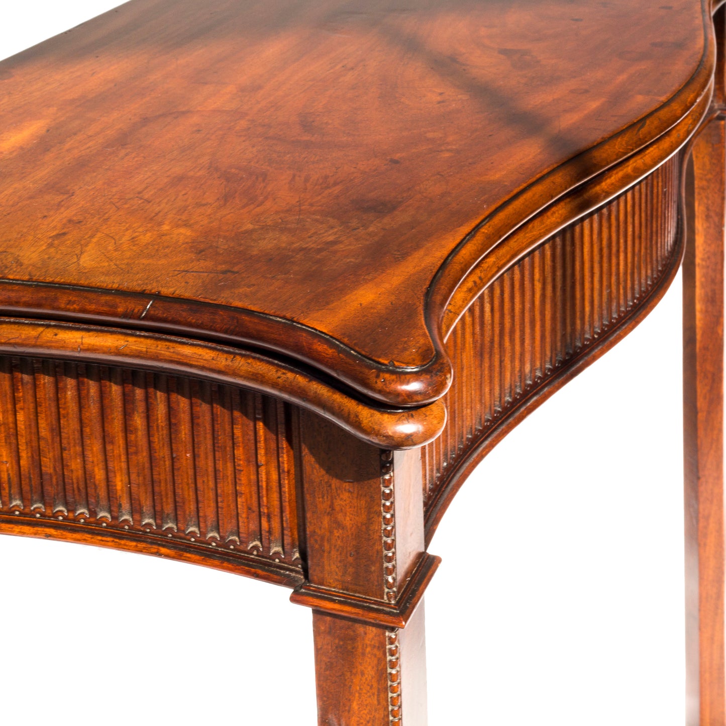 Fine George III Hepplewhite Mahogany Tea Table