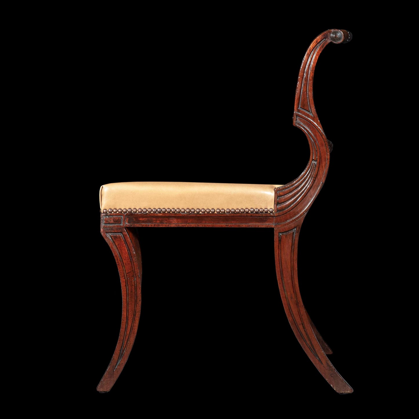 Set of Six Regency Klismos Chairs, attributed to Gillows