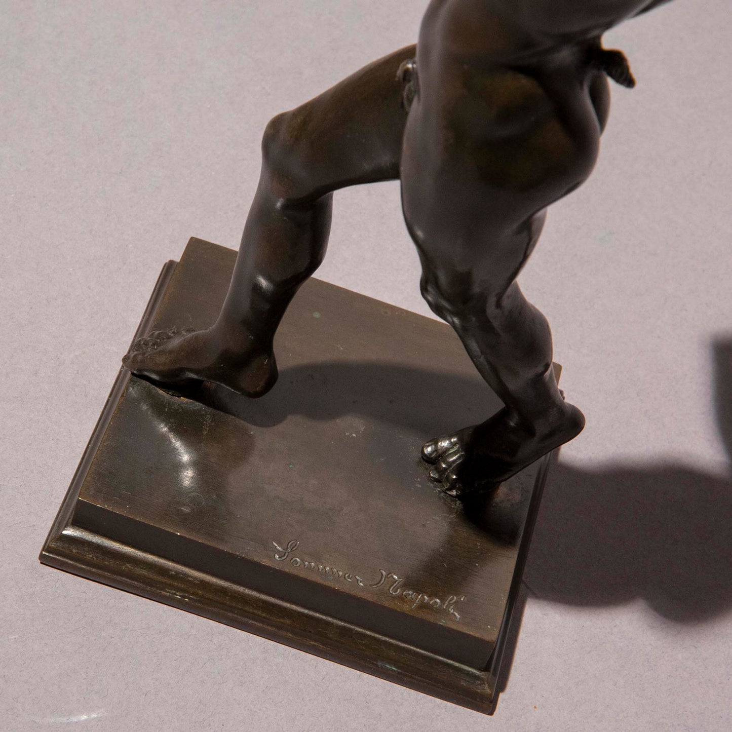 Grand Tour Bronze Dancing Faun of Pompeii
