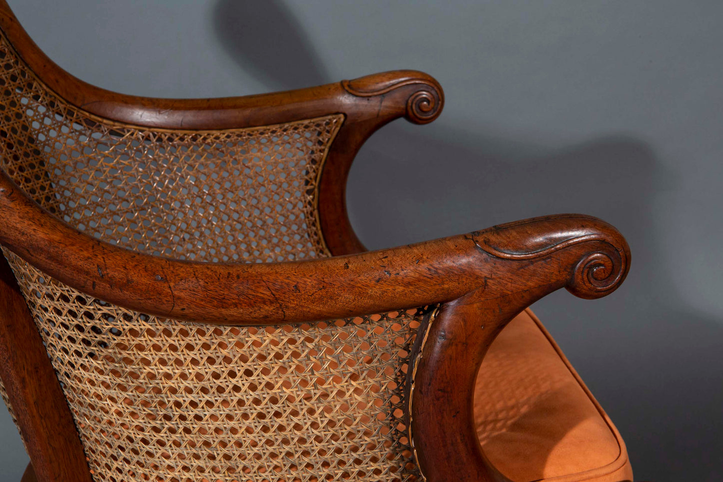 Pair of Regency Bergère Armchairs