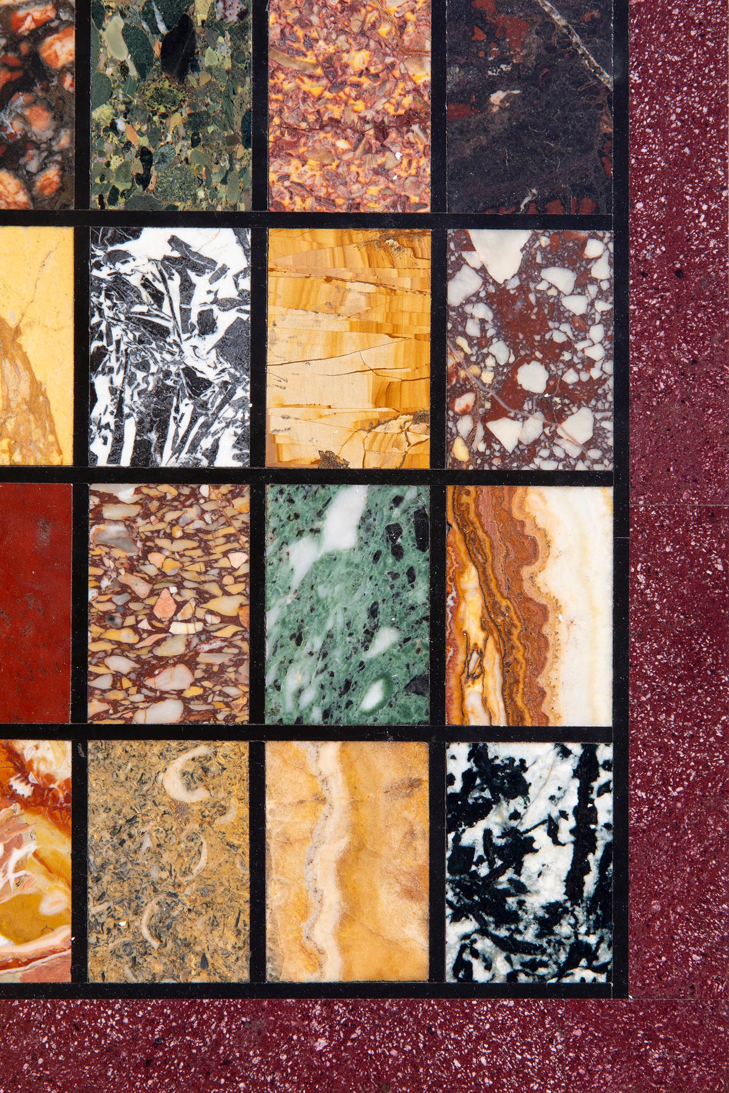Fine Grand Tour Specimen Marble Panel