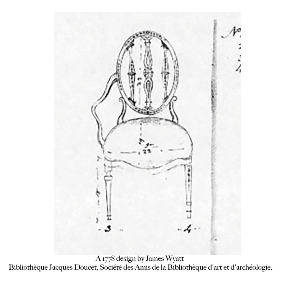Fine George III Adam Period Neoclassical Armchair