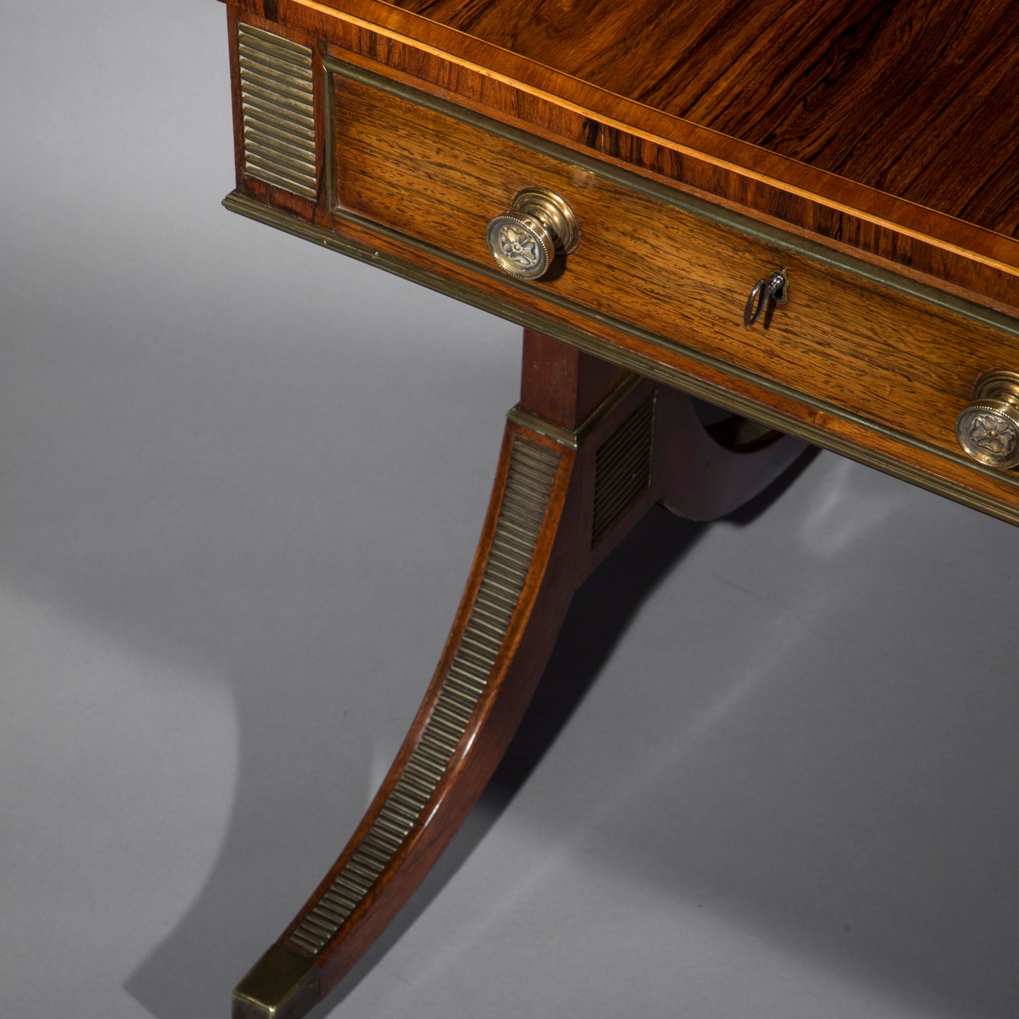 Fine Regency Sofa Table by John McLean