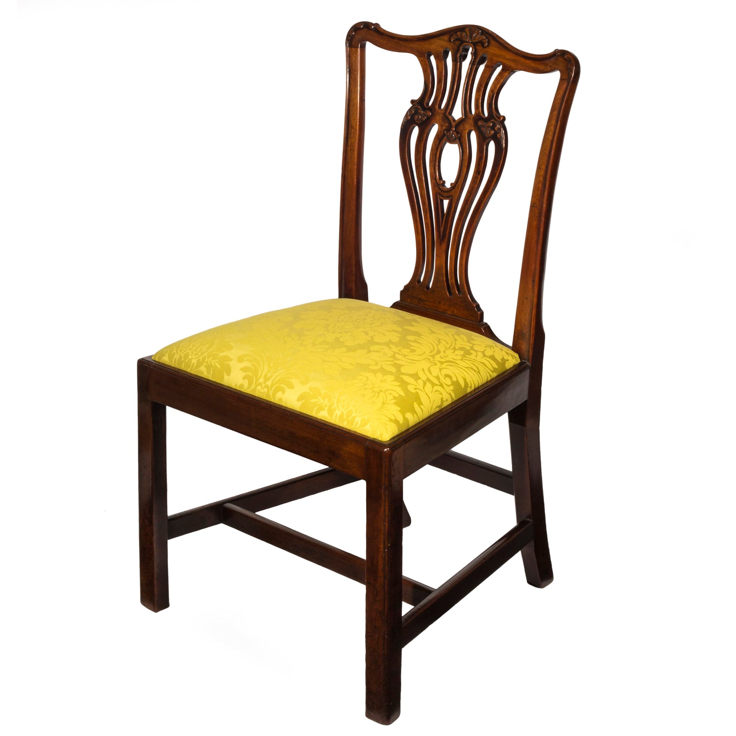 Fine set of George III Mahogany Chippendale Dining Chairs