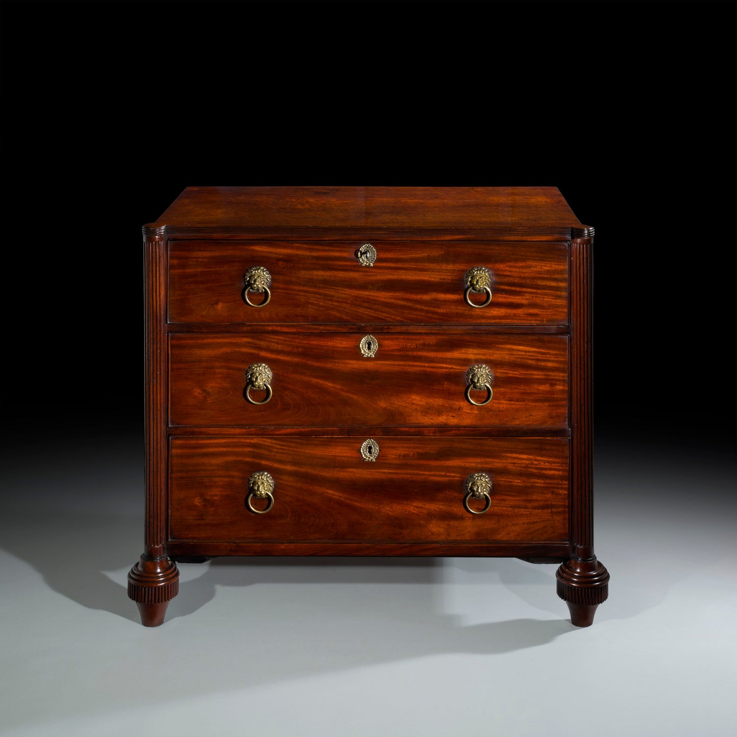George III Mahogany Chest of Drawers, in the manner of Gillows