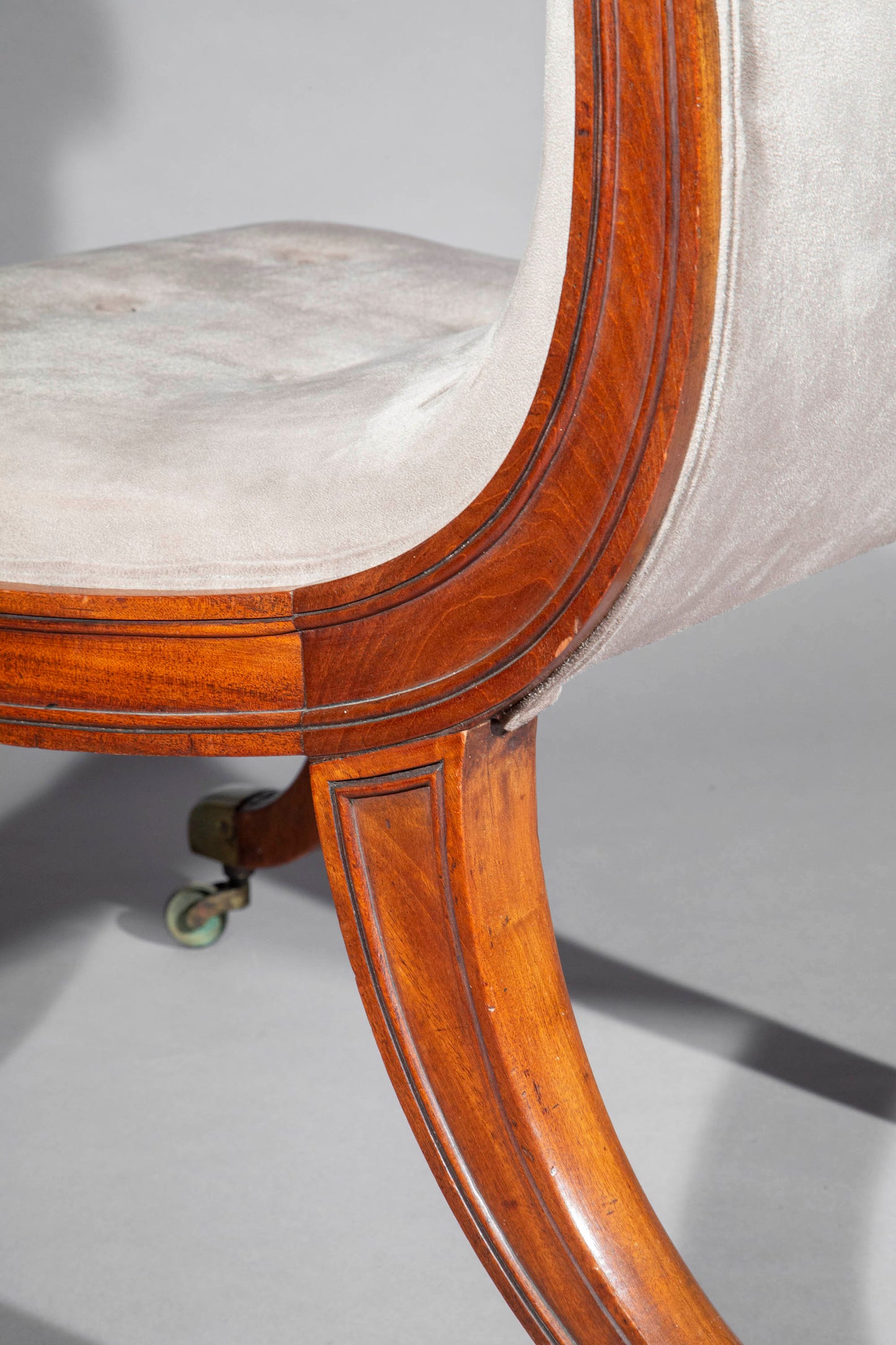 Pair of Regency Klismos Chairs, Designed by Thomas Hope