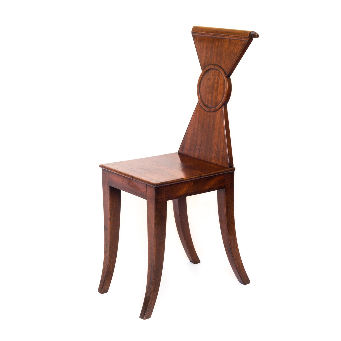 Fine Pair of Regency Hall Chairs, Attributed to Gillows