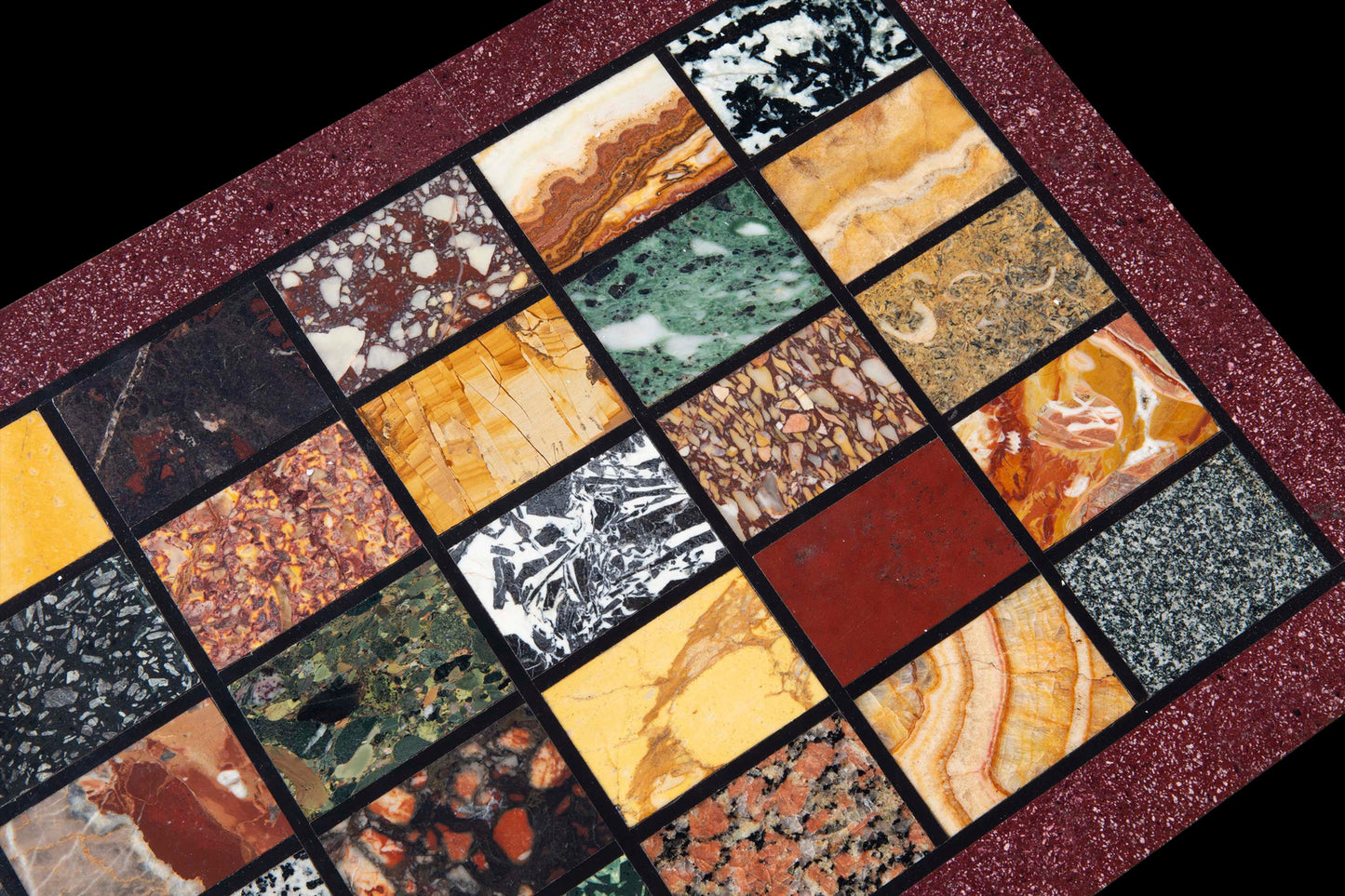Fine Grand Tour Specimen Marble Panel
