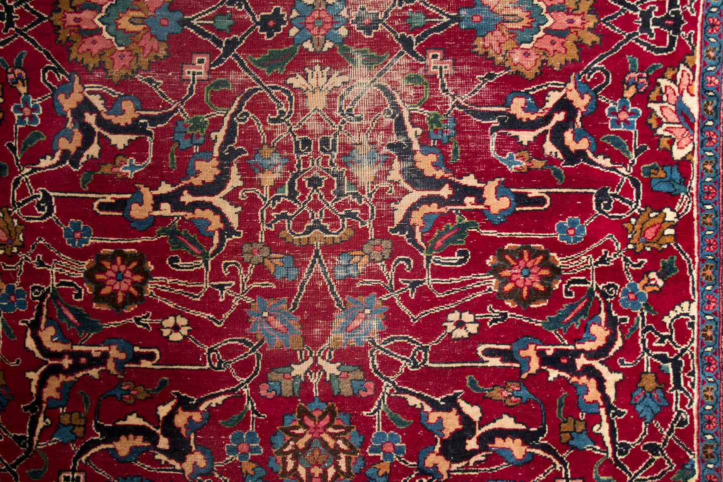 Large Antique Oriental Carpet