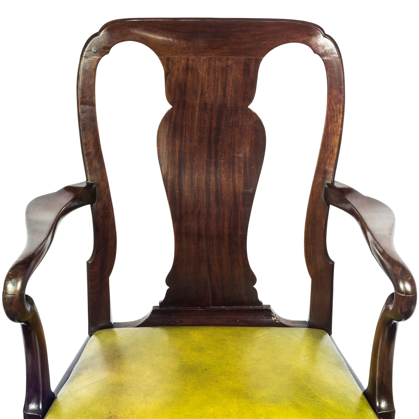 Superb George II Cuban Mahogany Open Armchair