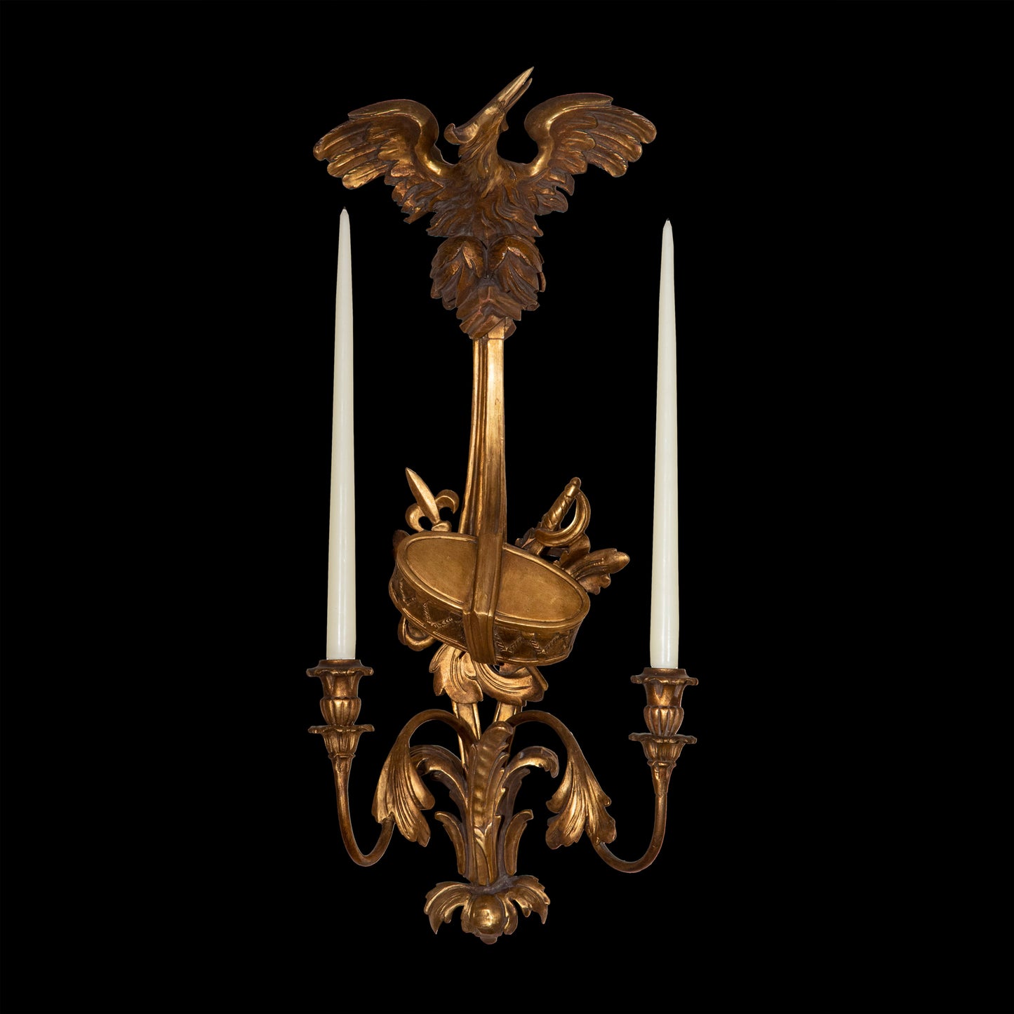 Pair of 19th Century Giltwood Wall Lights or Sconces