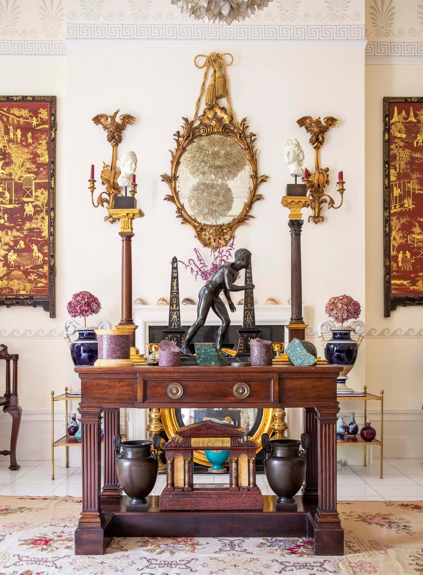 Neoclassical Console Table