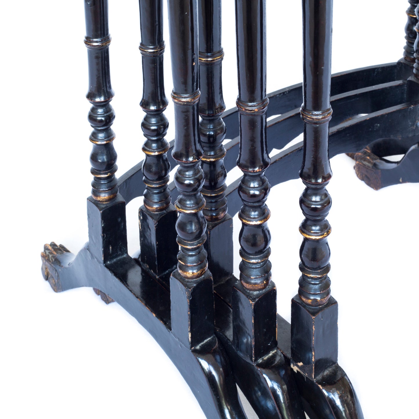 Early 19th Century Chinese-Export Chinoiserie Nest of Tables