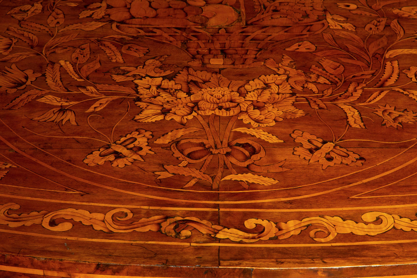 Stunning 18th Century Marquetry Commode