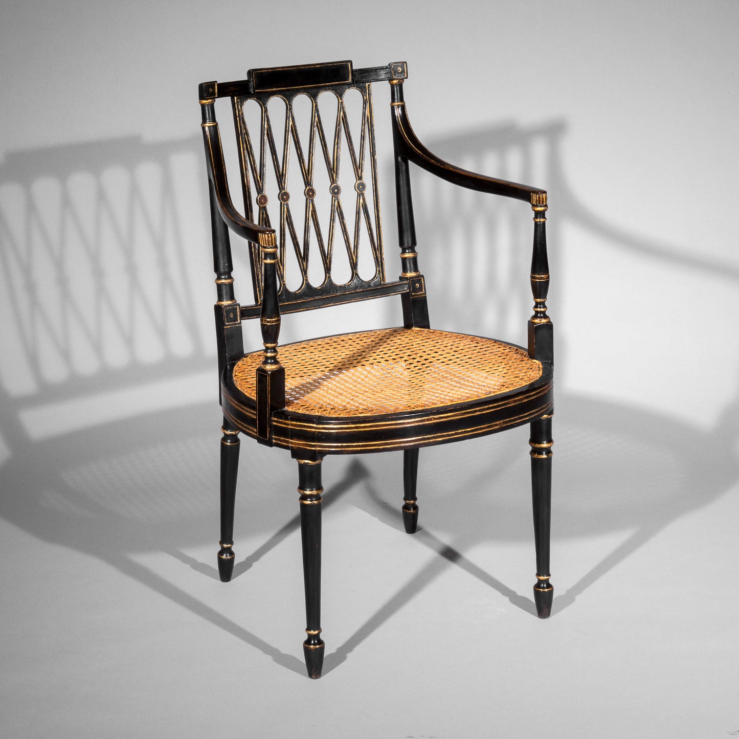 Pair of George III Garforth Armchairs, attributed to Gillows