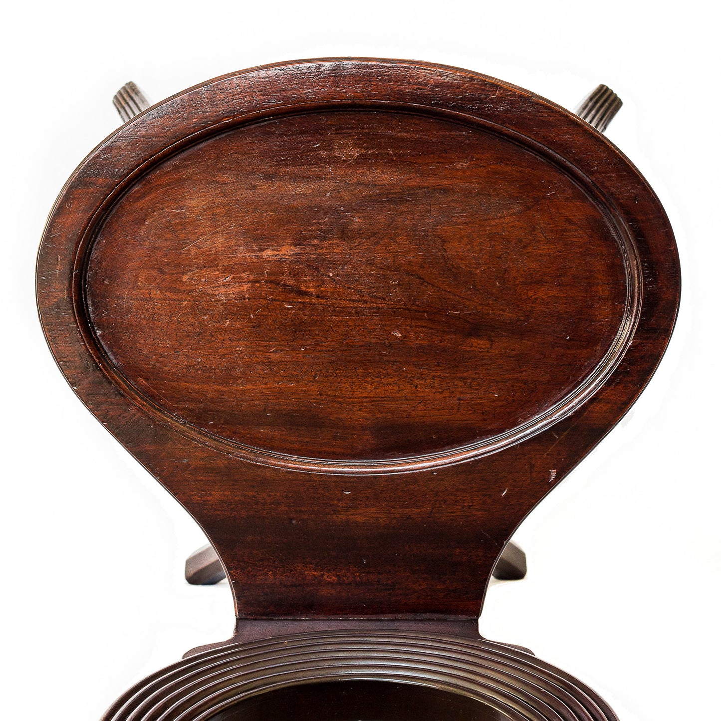 Fine George III Mahogany Hall Chair, in the Gillows Style