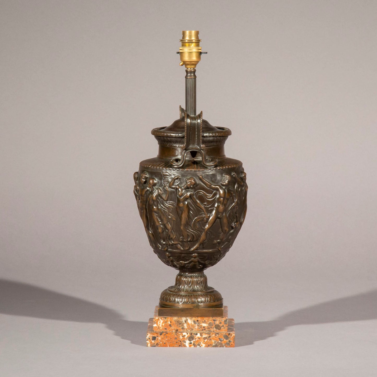 Antique Bronze Townley Vase Lamp